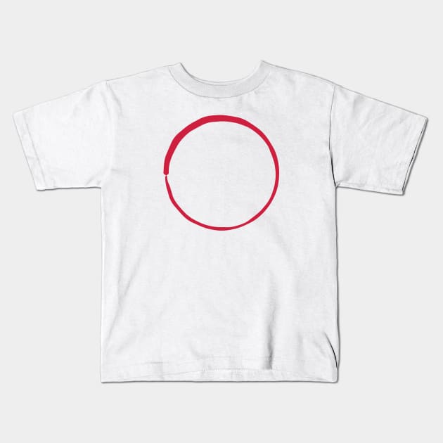 2-D Circle Shirt Kids T-Shirt by HorseGirlRescue